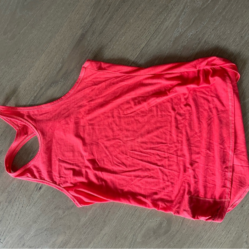 Oakley Pink Backless Sleeveless Tank Top